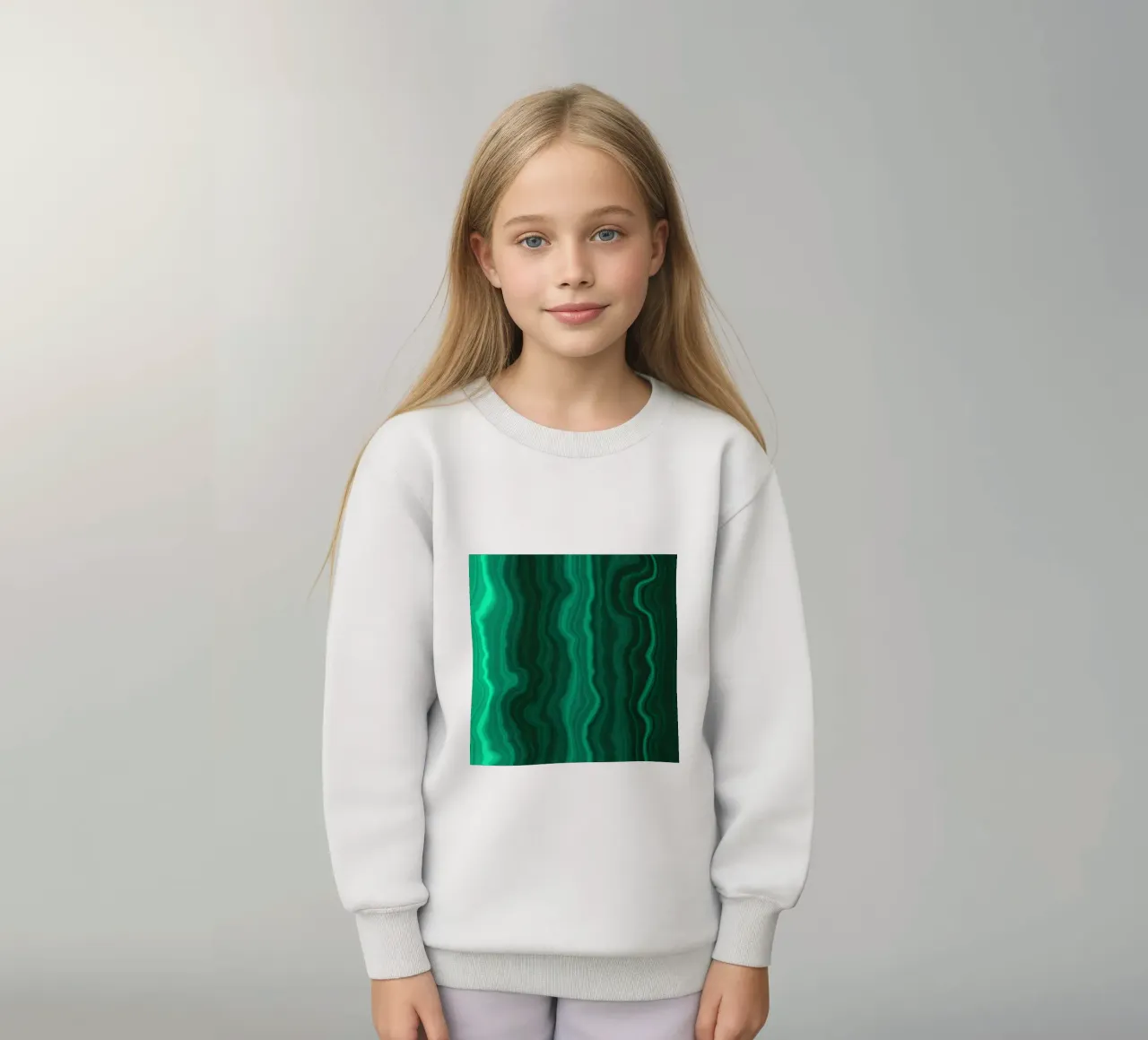 Texture malachite 04 felpa bambino da Gemstone Textures