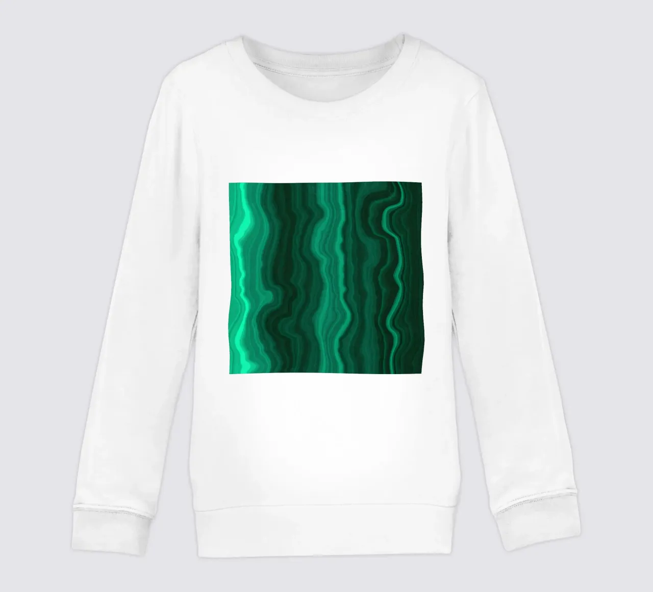 Texture malachite 04 felpa bambino da Gemstone Textures