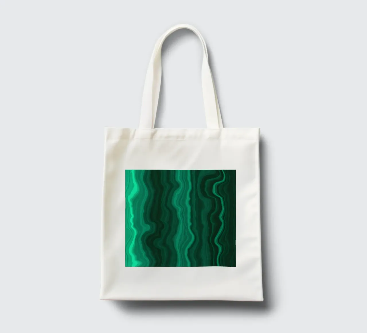 Texture malachite 04 borsa in juta da Gemstone Textures