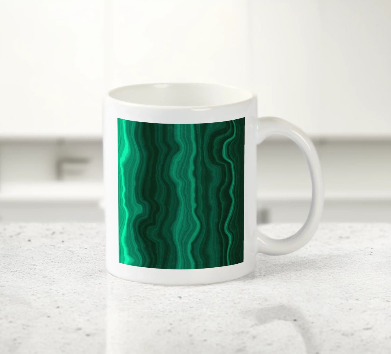 Texture malachite 04 tazza in ceramica da Gemstone Textures