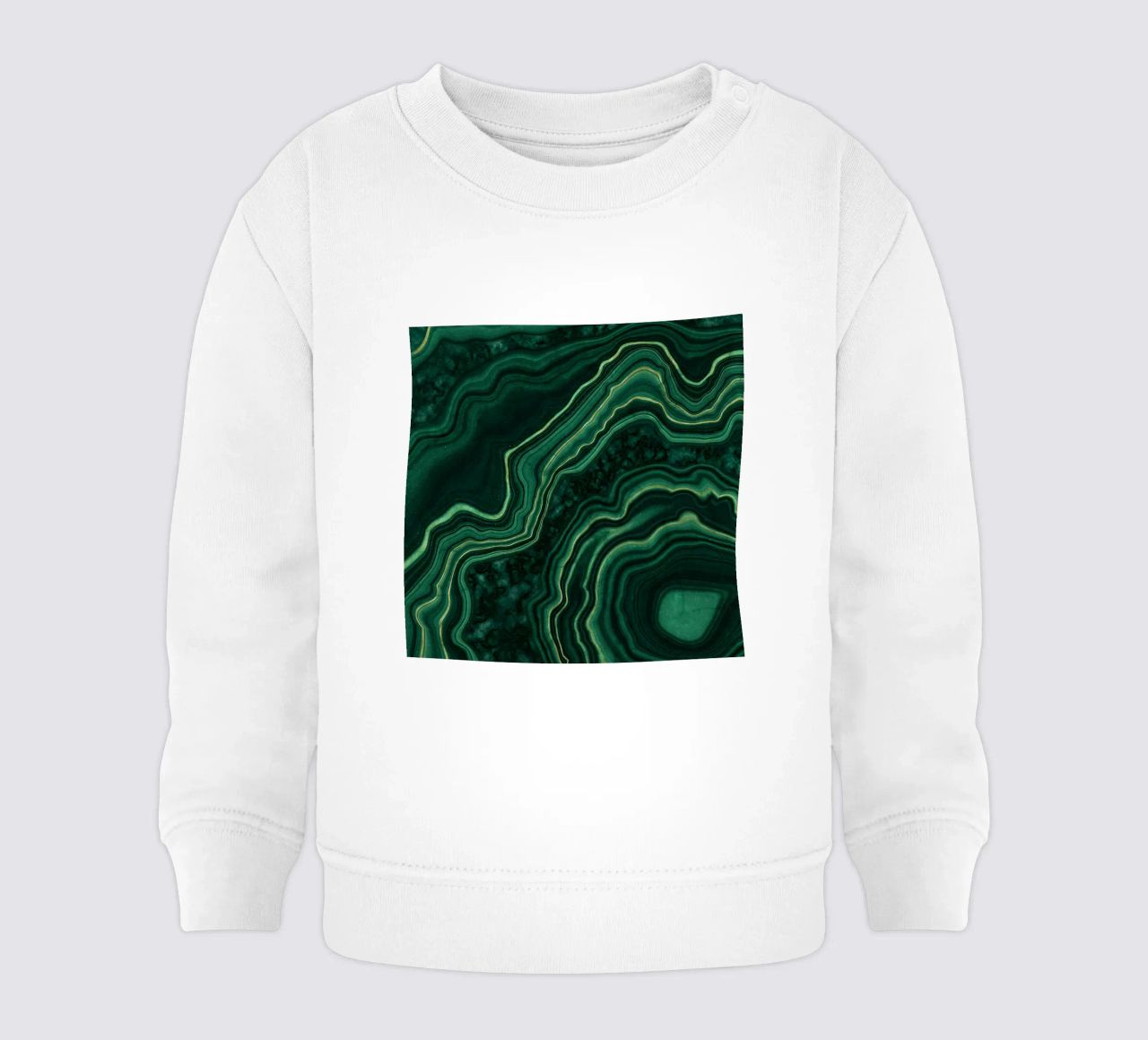 Texture malachite 05 felpa neonato da Gemstone Textures