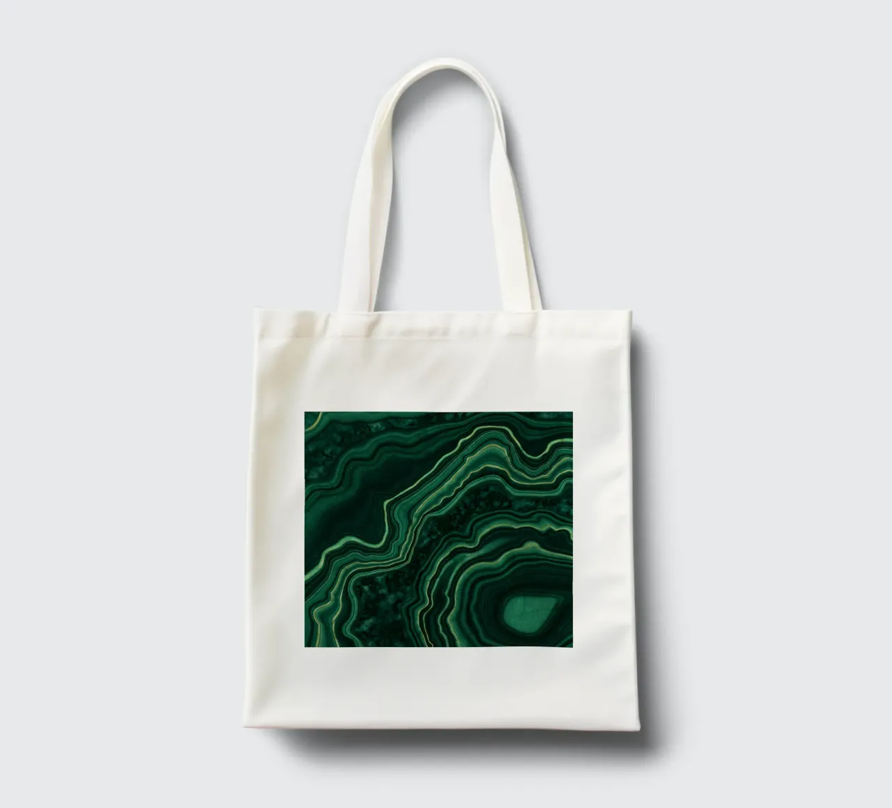 Texture malachite 05 borsa in juta da Gemstone Textures