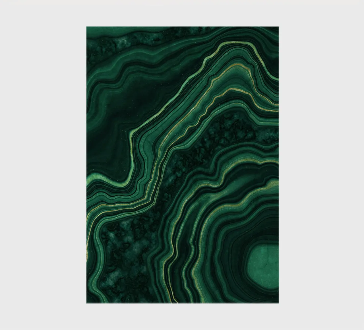 Malachite Texture 05 notebook by Gemstone Textures