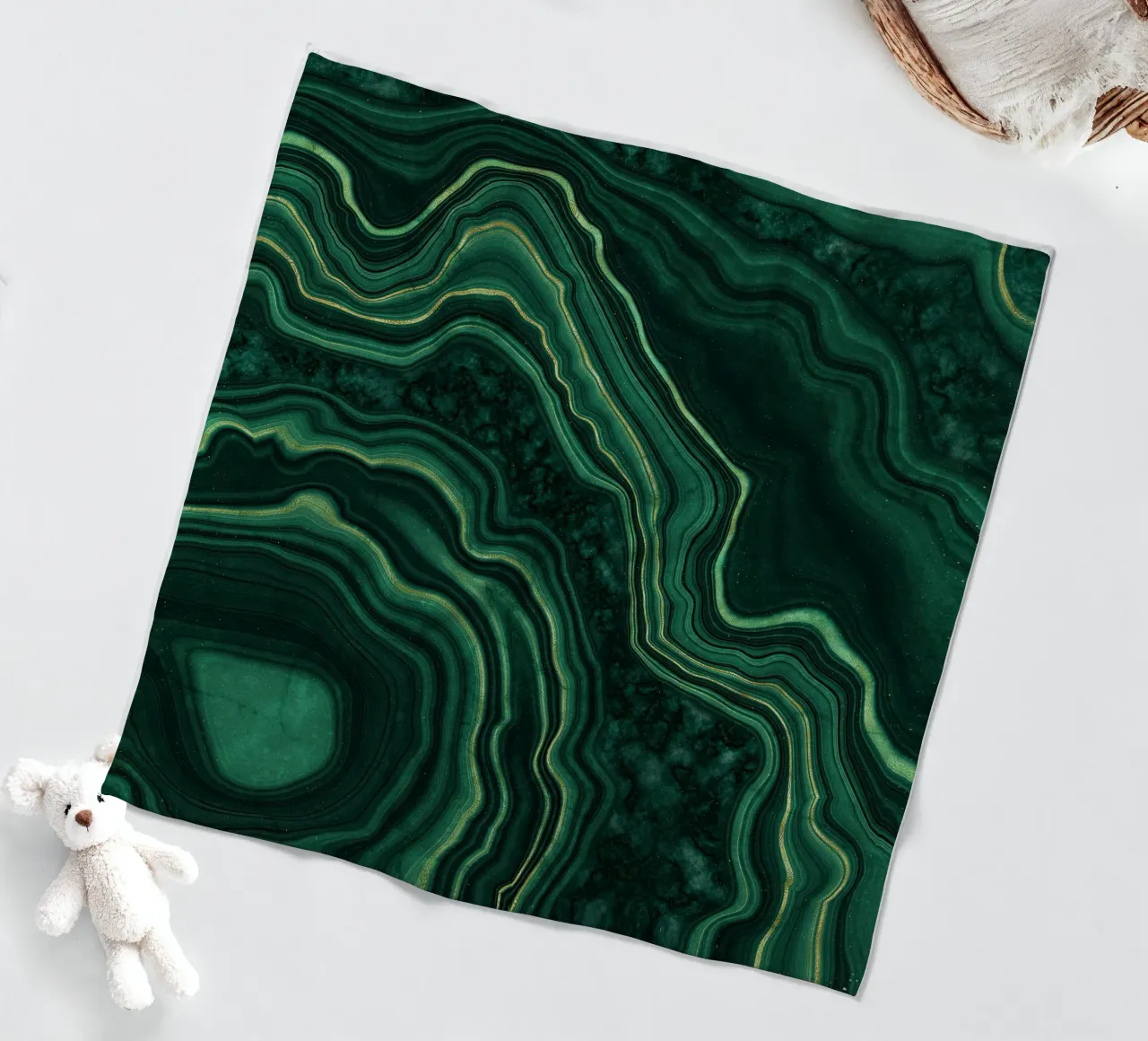 Texture malachite 05 coperta in pile da Gemstone Textures