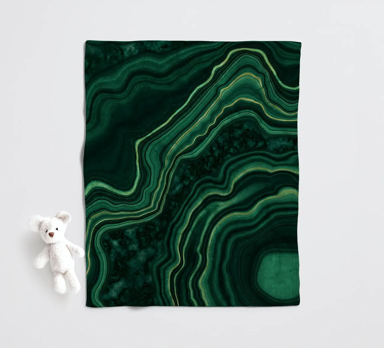 Texture malachite 05 coperta in pile da Gemstone Textures