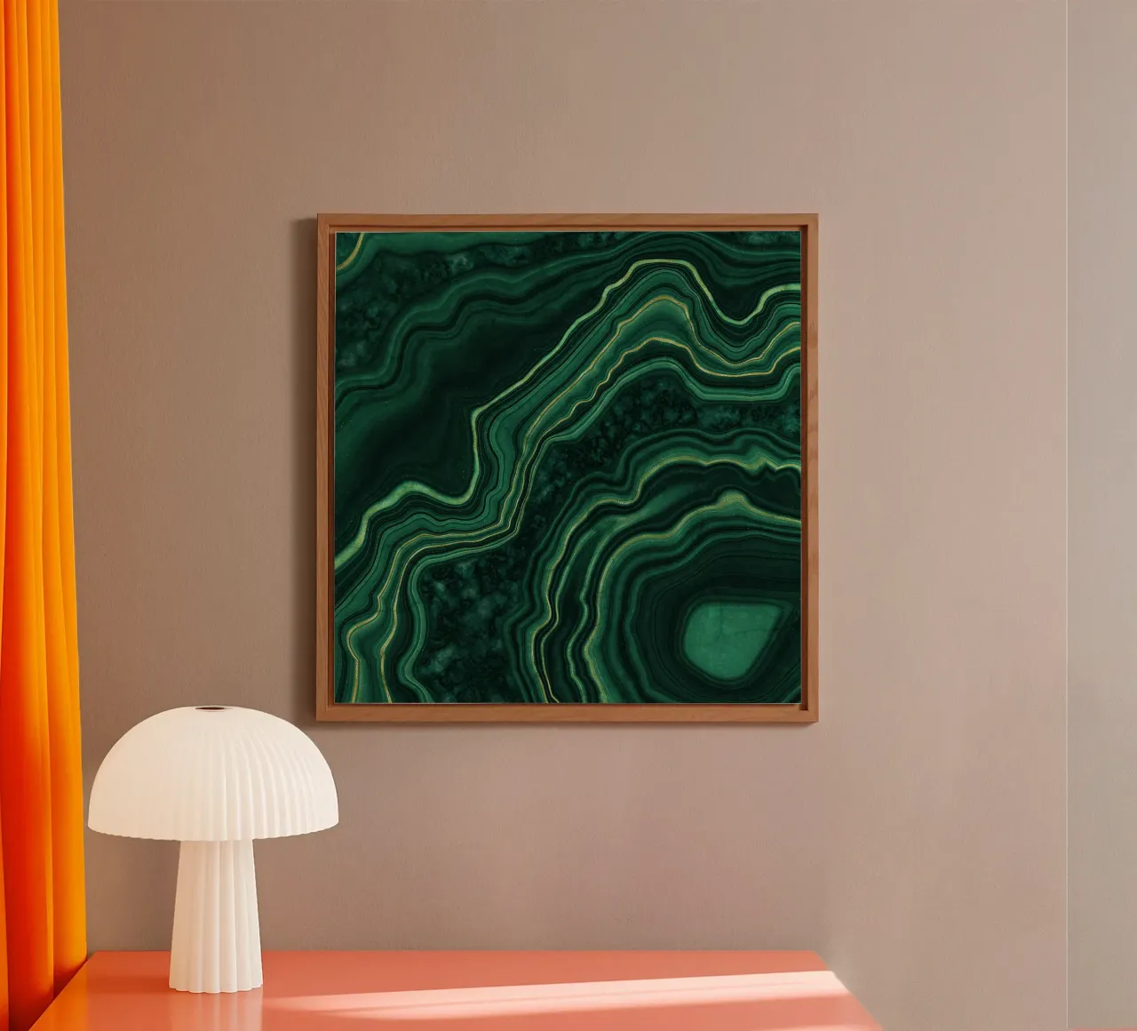 Texture malachite 05 alluminio dibond da Gemstone Textures
