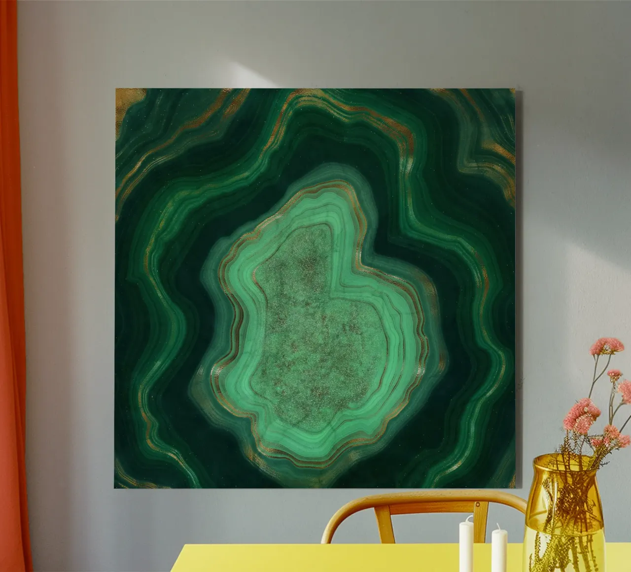 Texture malachite 06 alluminio dibond da Gemstone Textures