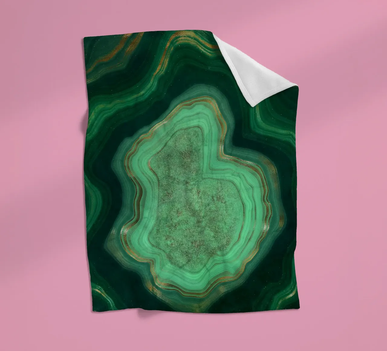 Texture malachite 06 coperta in pile da Gemstone Textures
