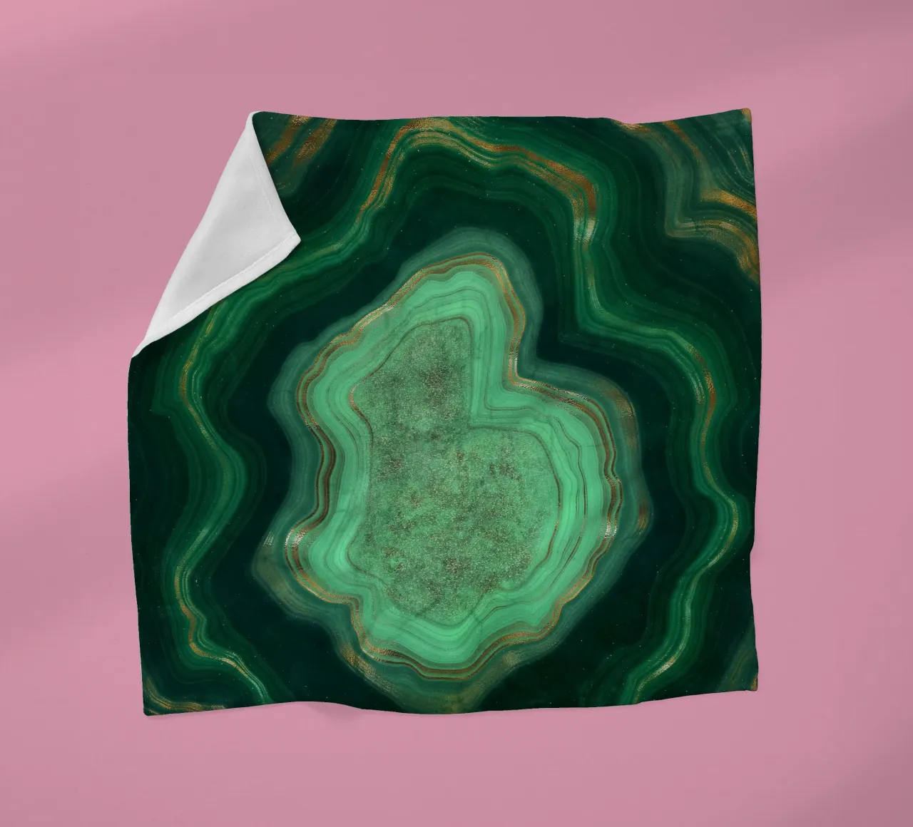 Texture malachite 06 coperta in pile da Gemstone Textures