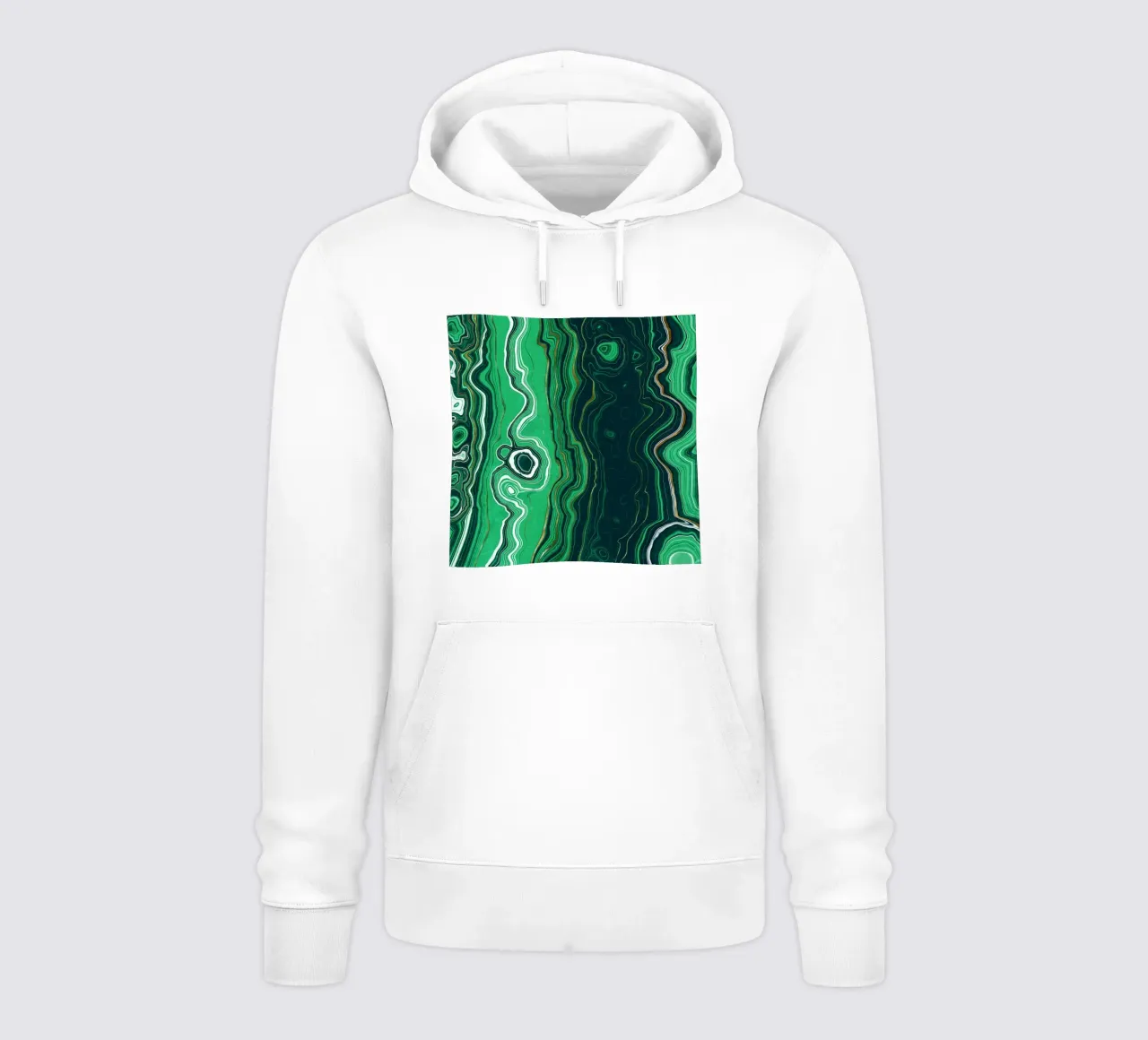 Malaquita Textura 07 sudadera con capucha de Gemstone Textures