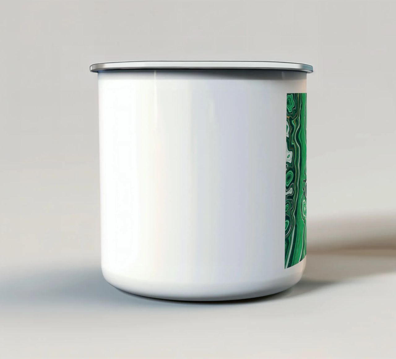 Texture malachite 07 tazza in smalto da Gemstone Textures