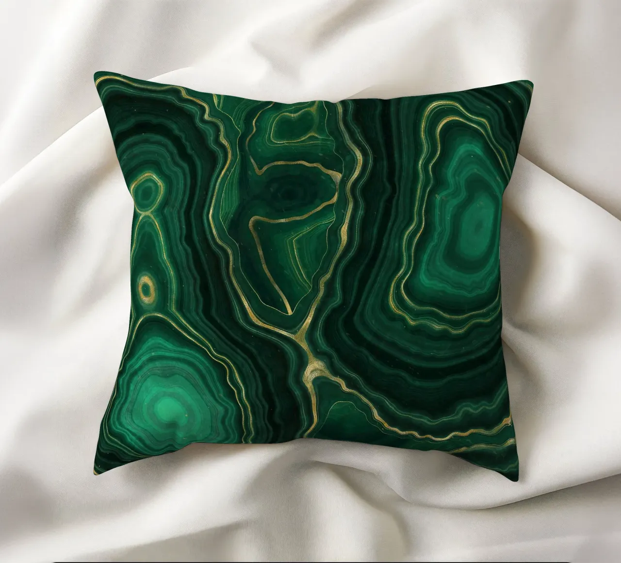 Texture malachite 09 cuscino da Gemstone Textures