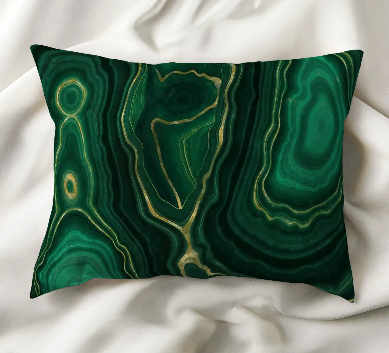 Texture malachite 09 cuscino da Gemstone Textures
