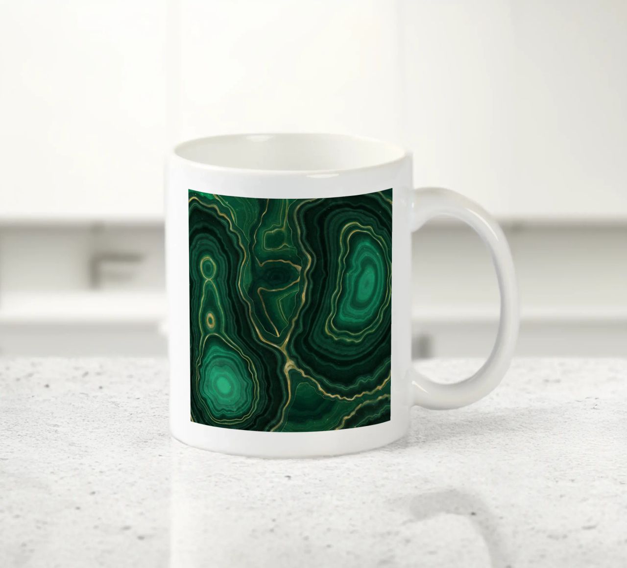 Texture malachite 09 tazza in ceramica da Gemstone Textures