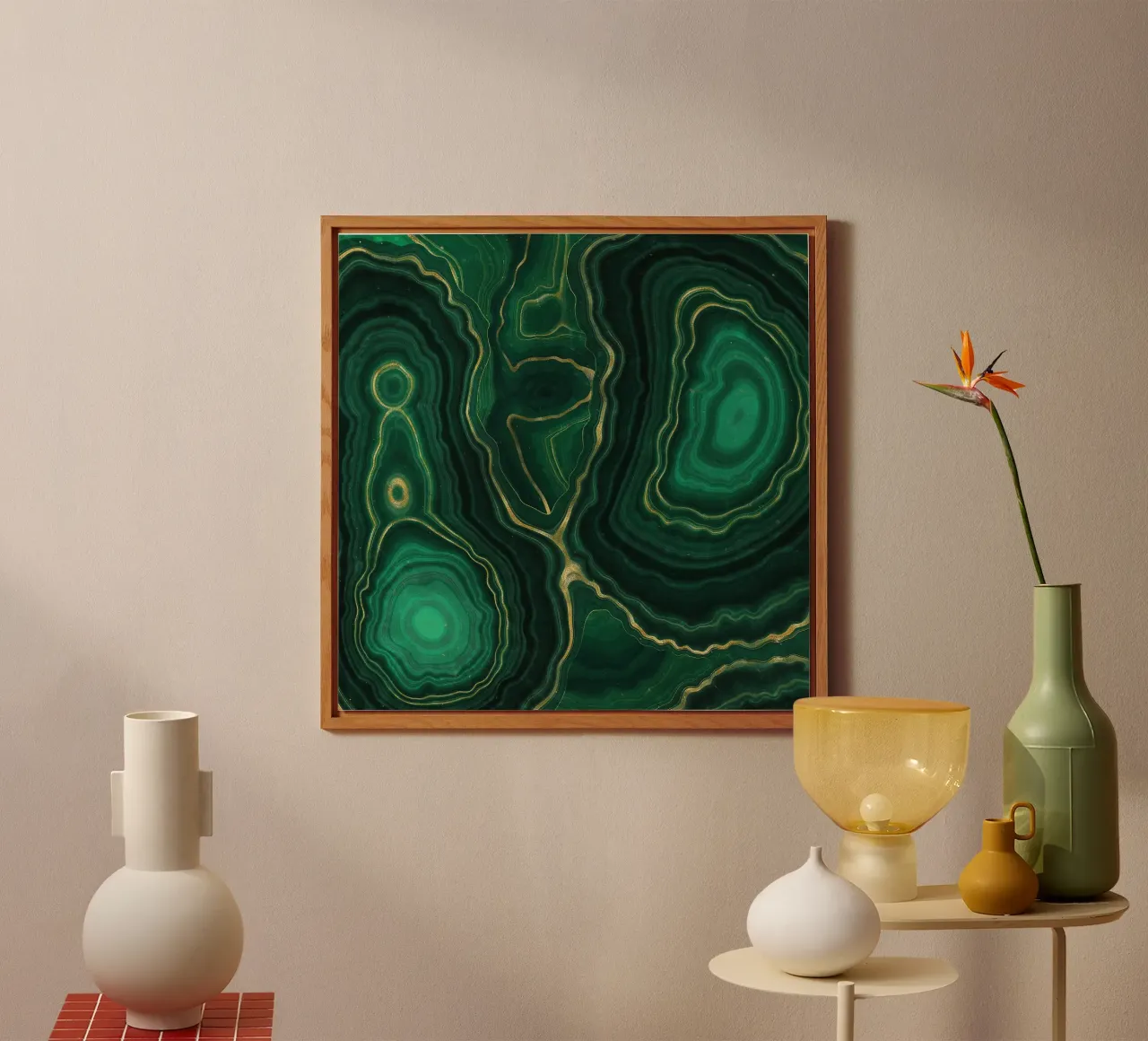 Texture malachite 09 alluminio dibond da Gemstone Textures