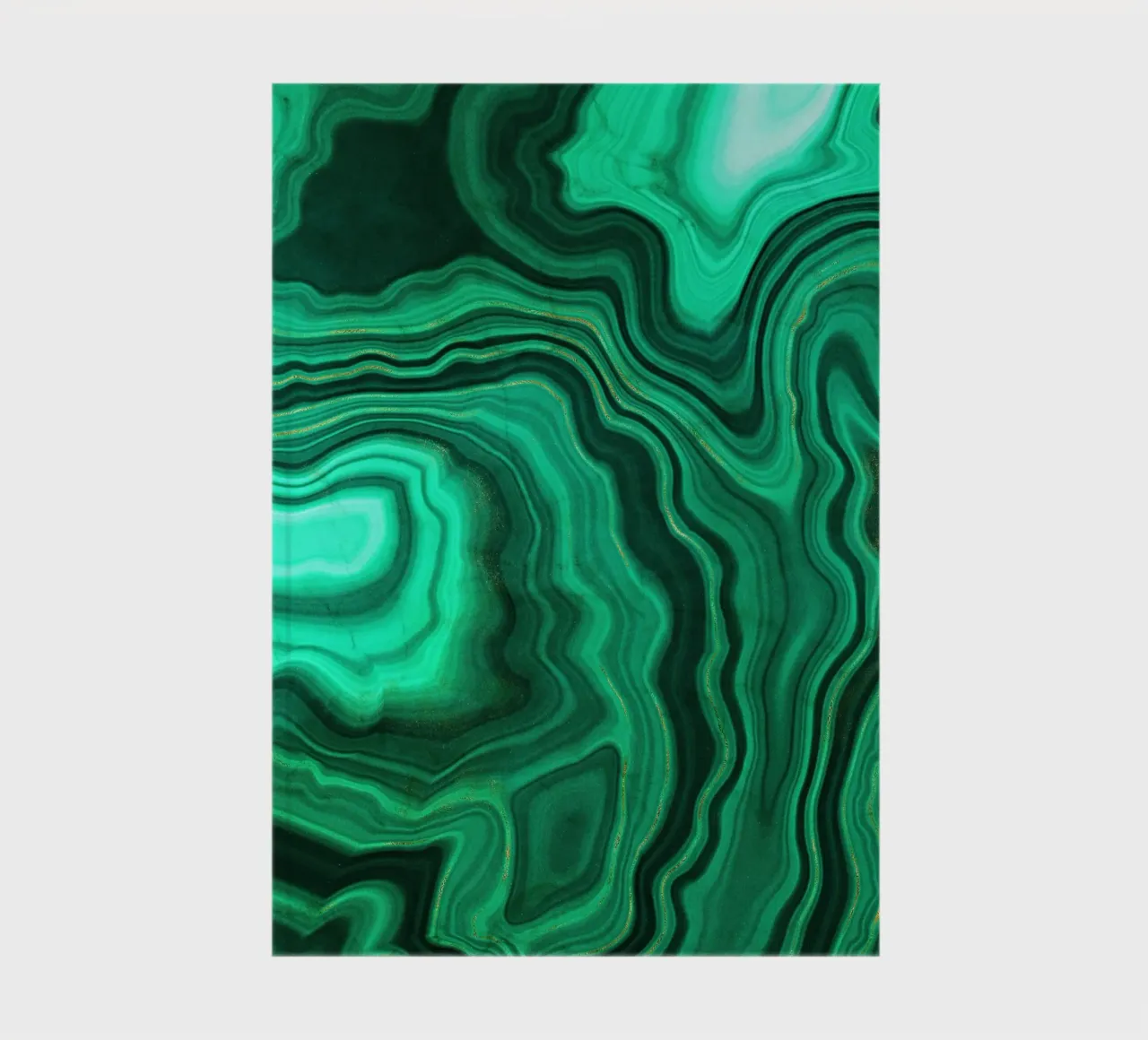 Malachite Texture 10 notebook by Gemstone Textures
