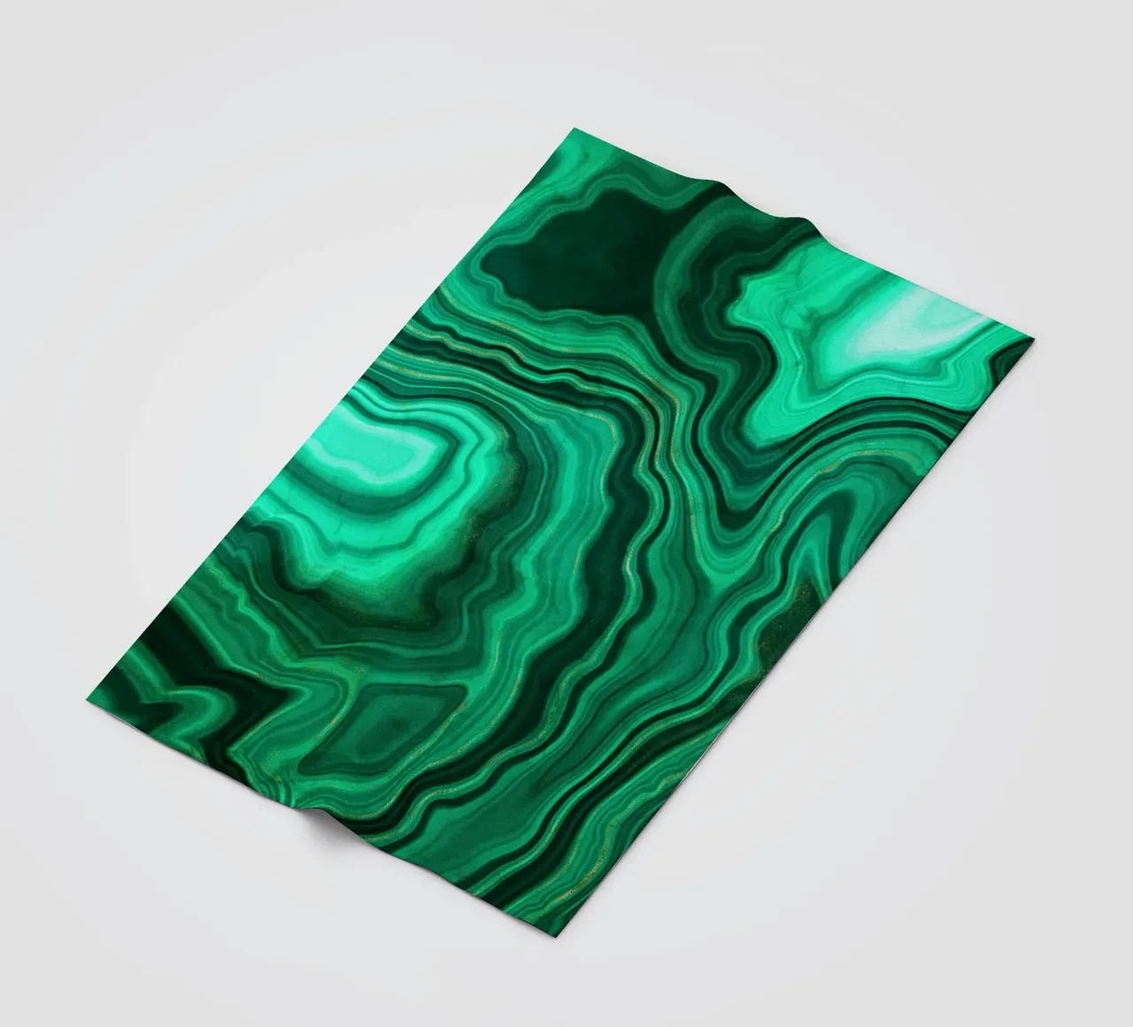 Texture malachite 10 coperta in pile da Gemstone Textures