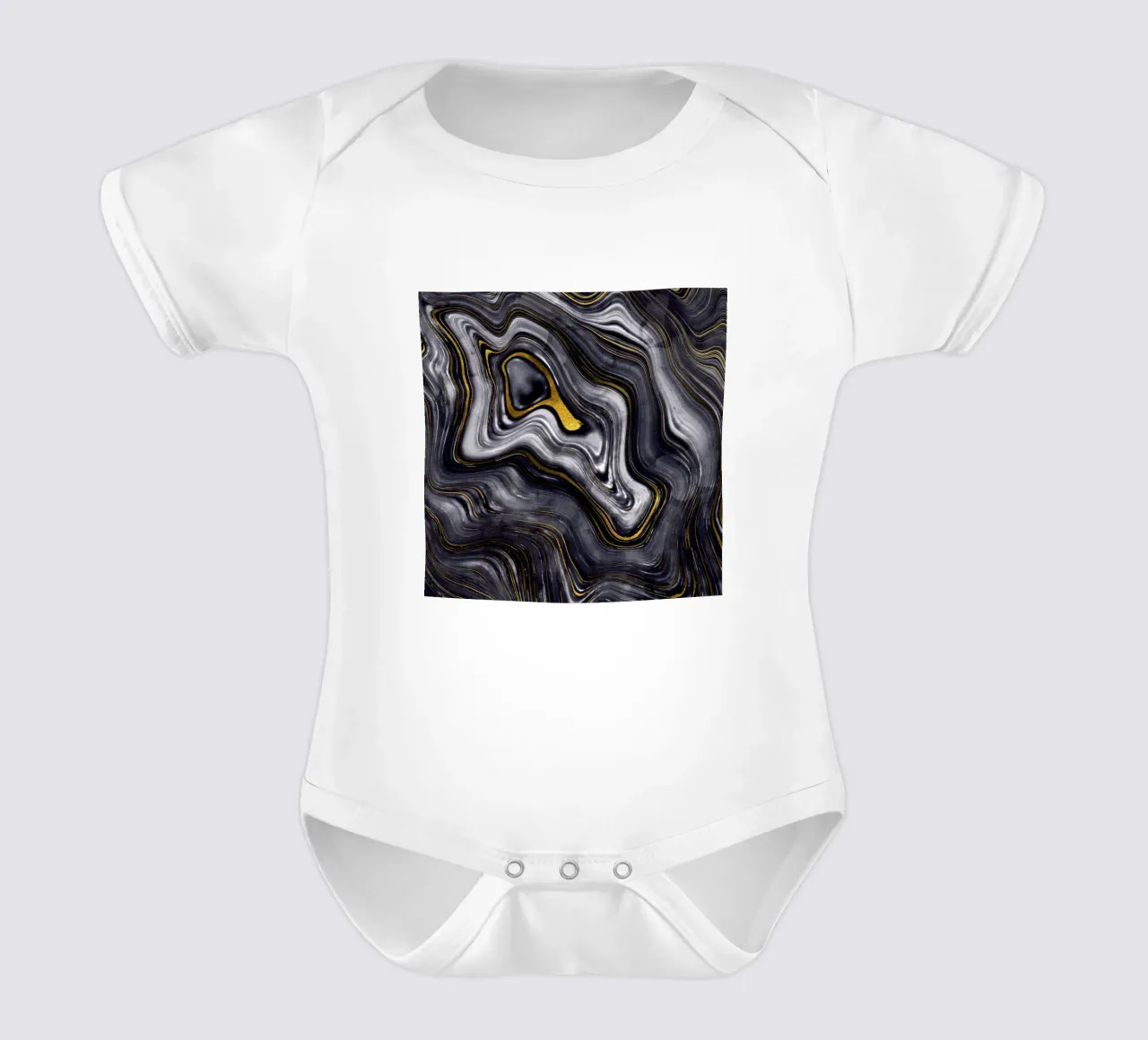 Texture agata 02 body neonato maniche corte da Gemstone Textures