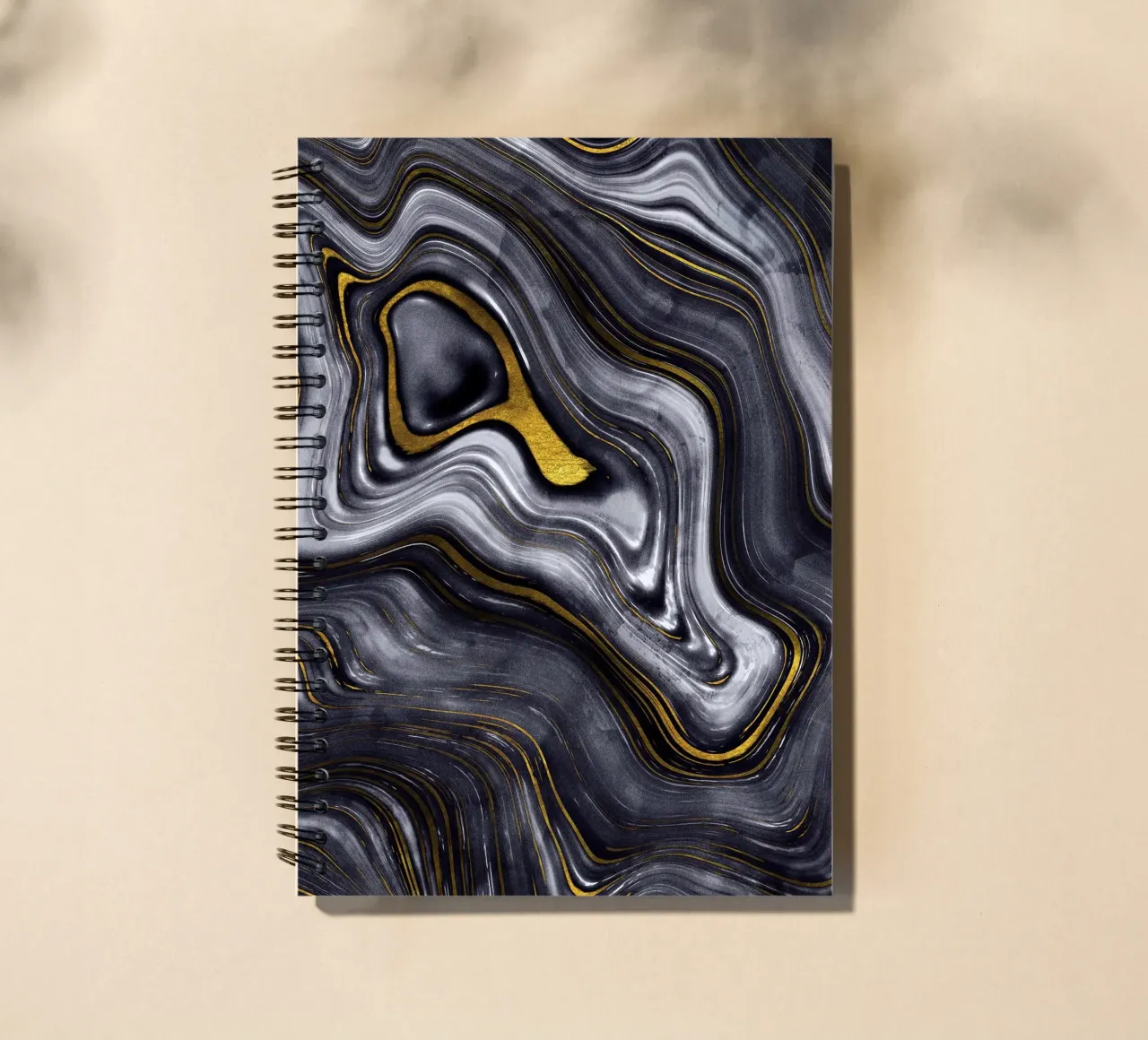 Agate Texture 02 spiral notebook by Gemstone Textures