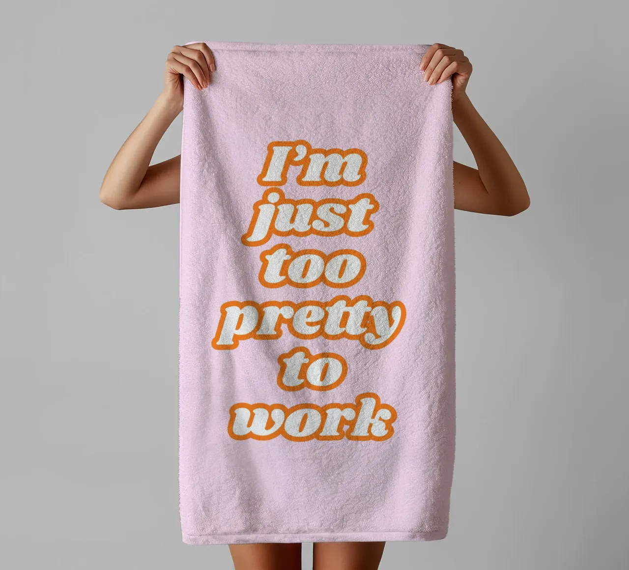 Sono troppo bella per lavorare asciugamano da bagno da Coquette Club