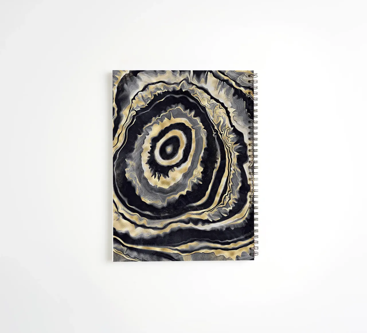 Agate Texture 06 spiral notebook by Gemstone Textures