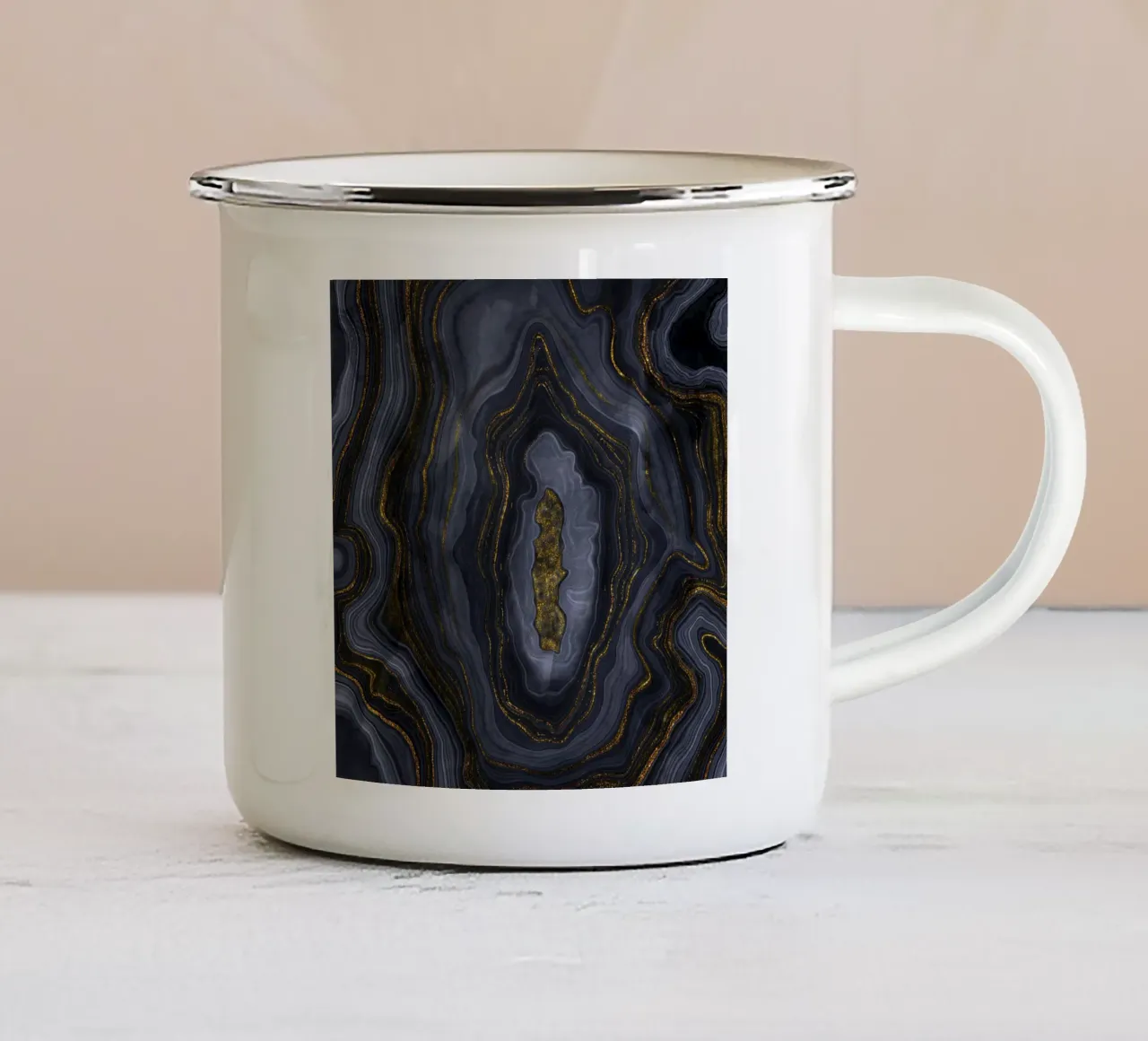 Texture agata 09 tazza in smalto da Gemstone Textures