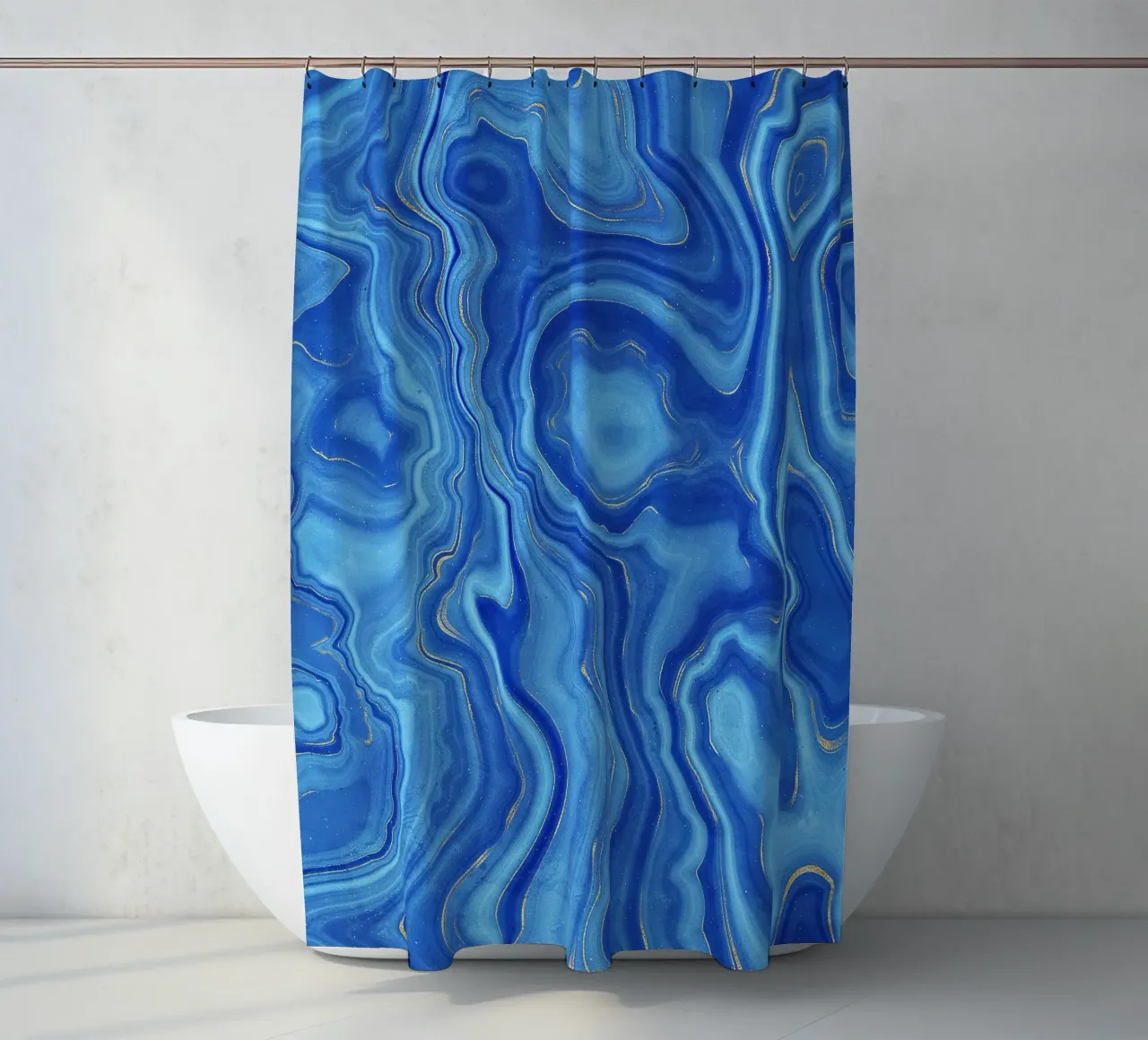 Texture agata blu 01 tenda da doccia da Gemstone Textures