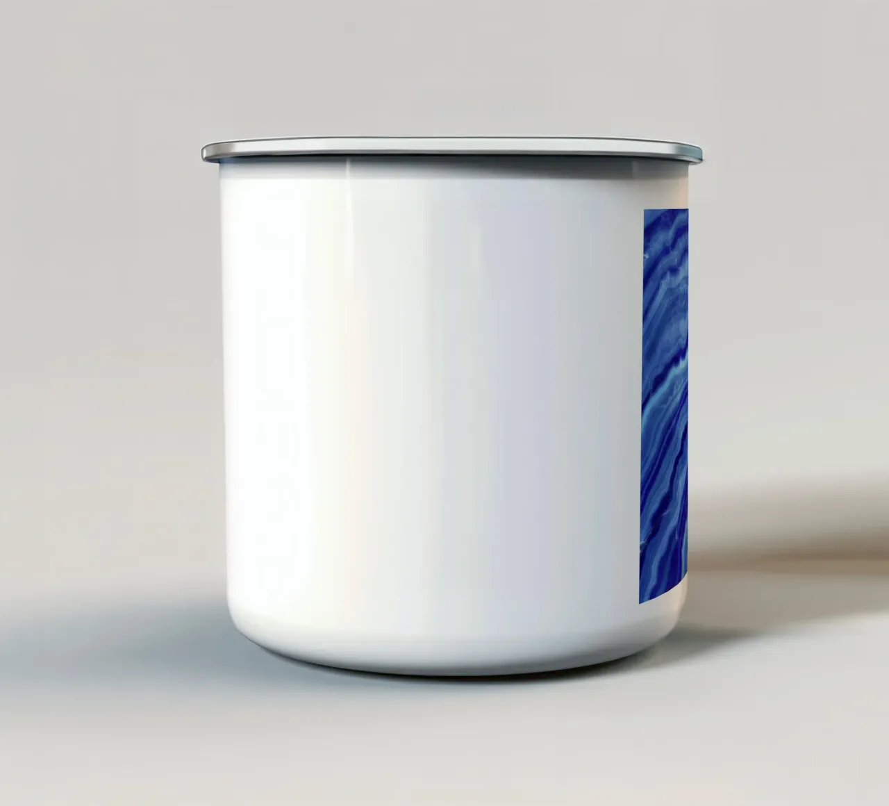 Texture agata blu 02 tazza in smalto da Gemstone Textures