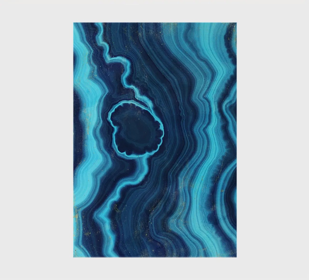 Blue Agate Texture 03 notebook by Gemstone Textures