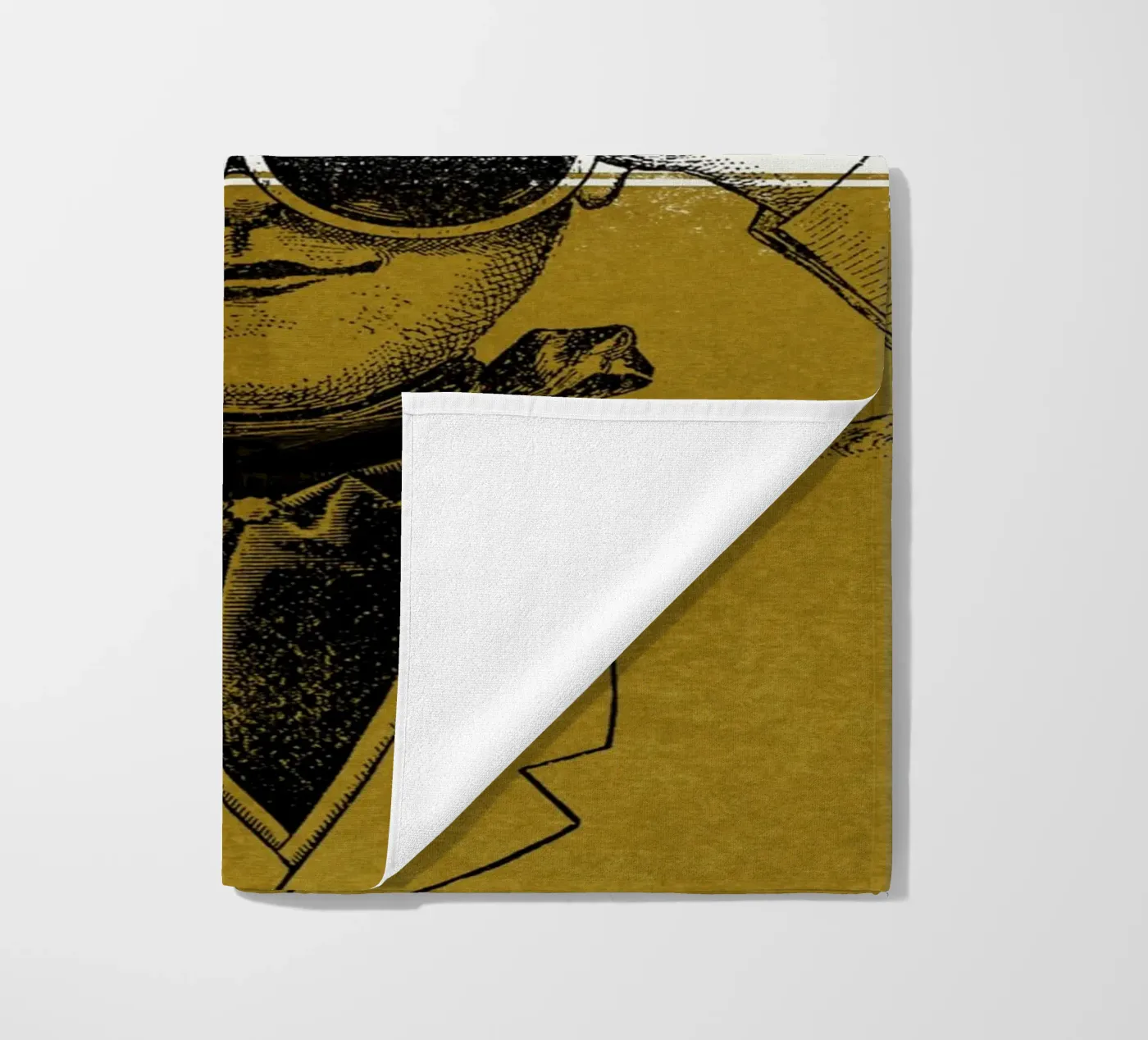 Hello beach towel by lazydaypaper
