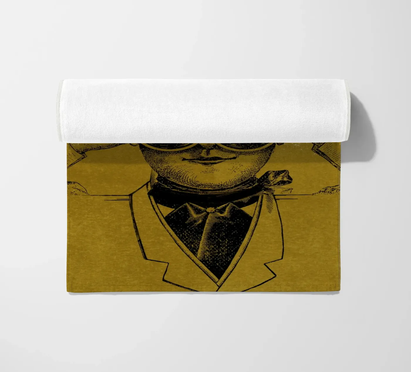 Hello beach towel by lazydaypaper