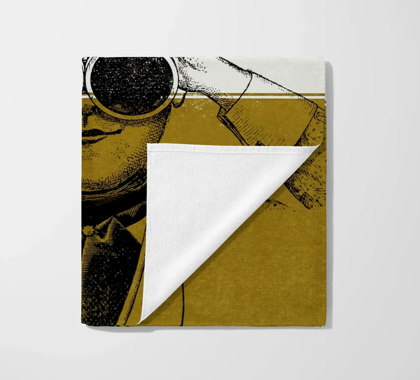 Hello beach towel by lazydaypaper