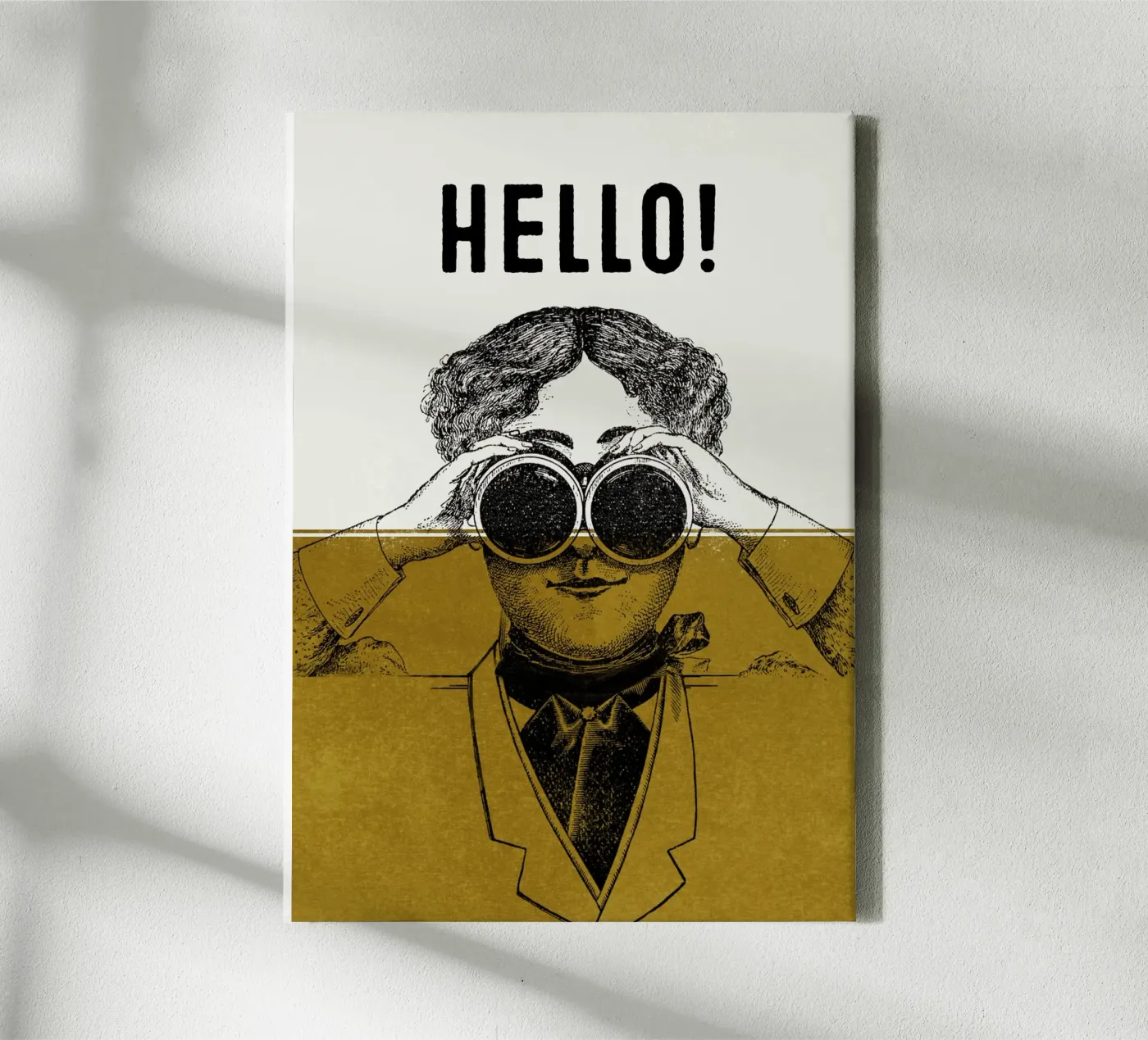 Hello canvas by lazydaypaper