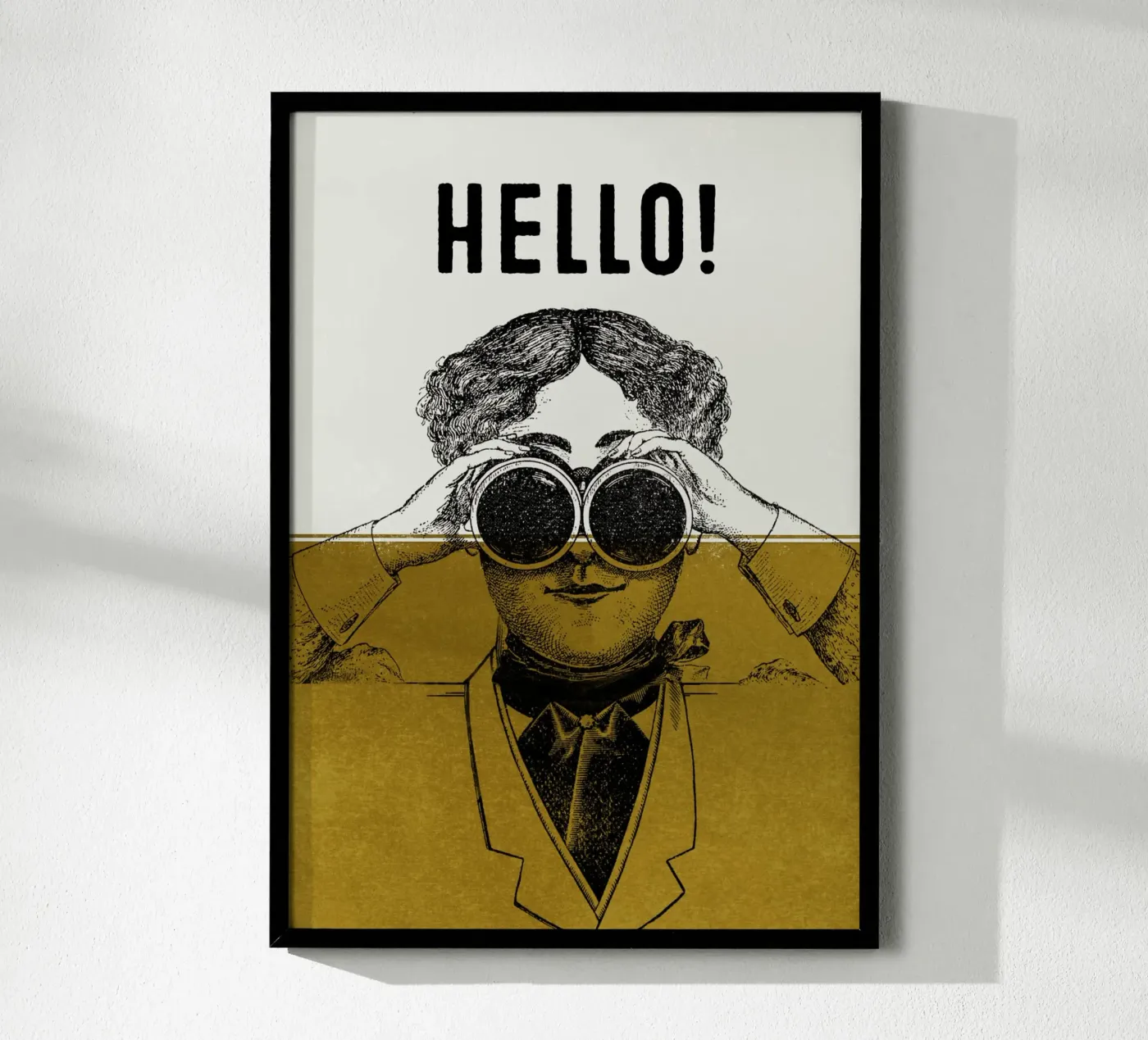 Hello poster by lazydaypaper