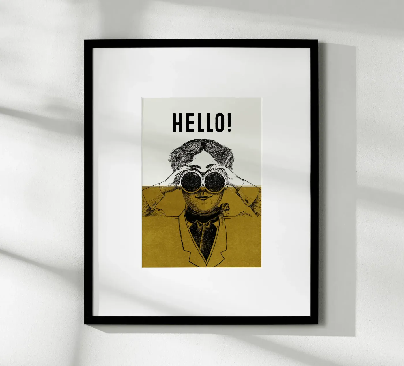 Hello poster by lazydaypaper