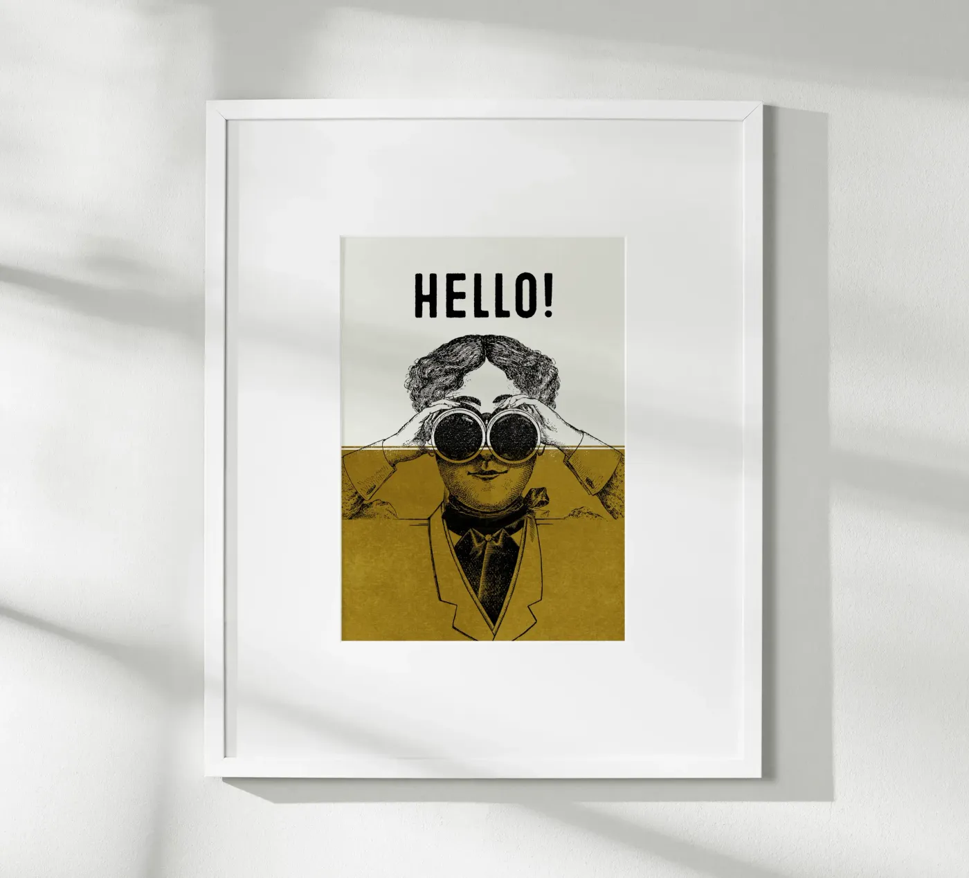 Hello poster by lazydaypaper
