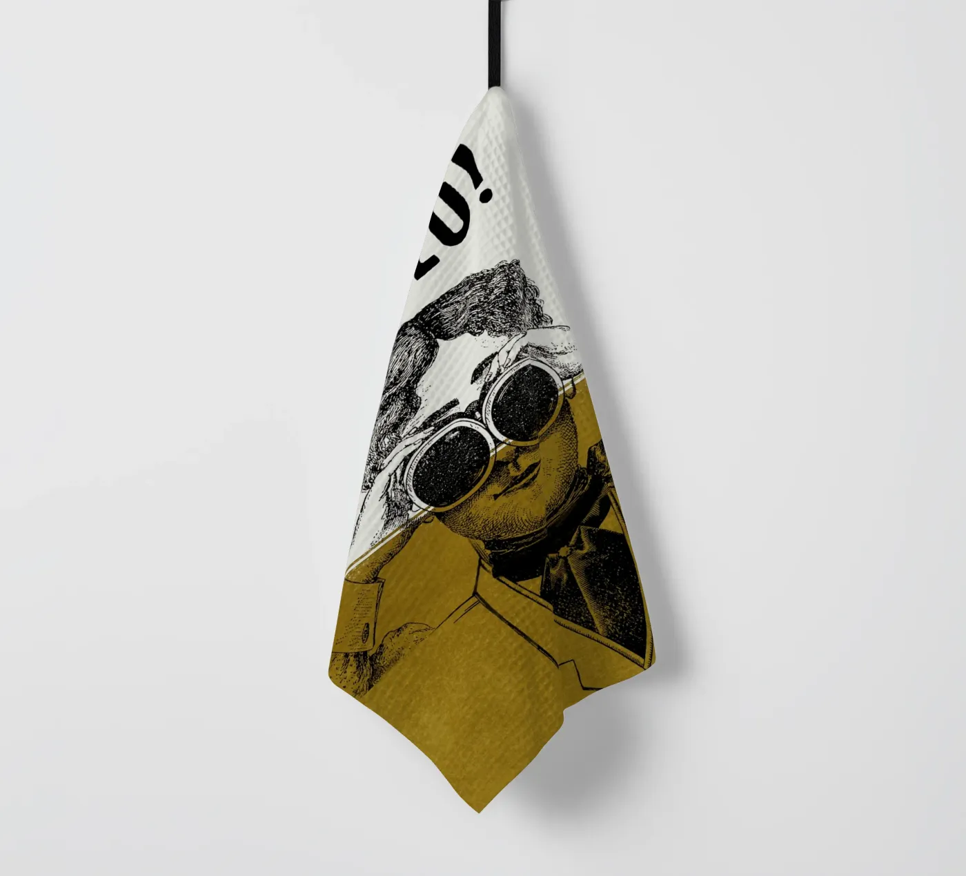 Hello Geschirrtuch von lazydaypaper