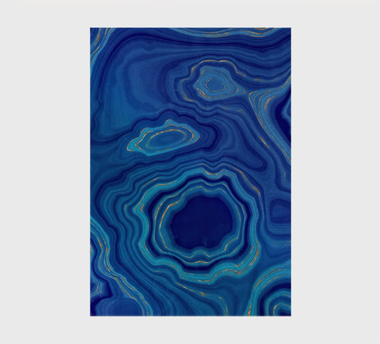 Blue Agate Texture 04 notebook by Gemstone Textures