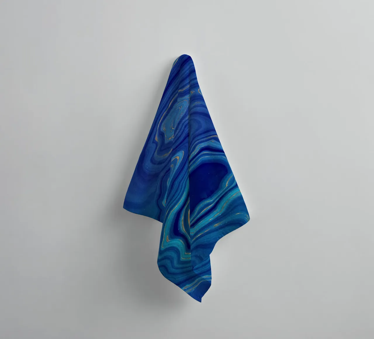 Texture d'agate bleue 04 serviette de bain de Gemstone Textures