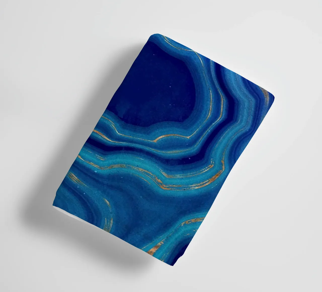 Texture d'agate bleue 04 serviette de bain de Gemstone Textures