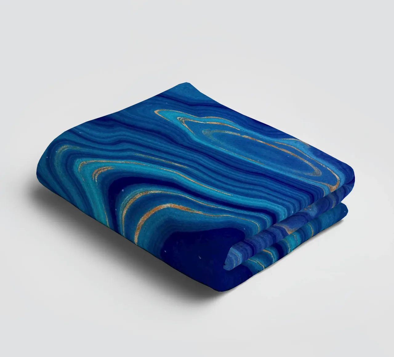Texture d'agate bleue 04 serviette de bain de Gemstone Textures