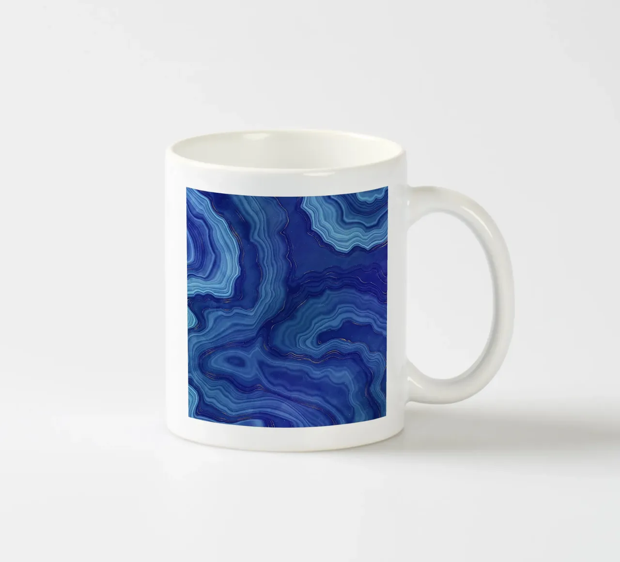 Agata blu Texture 05 tazza in ceramica da Gemstone Textures