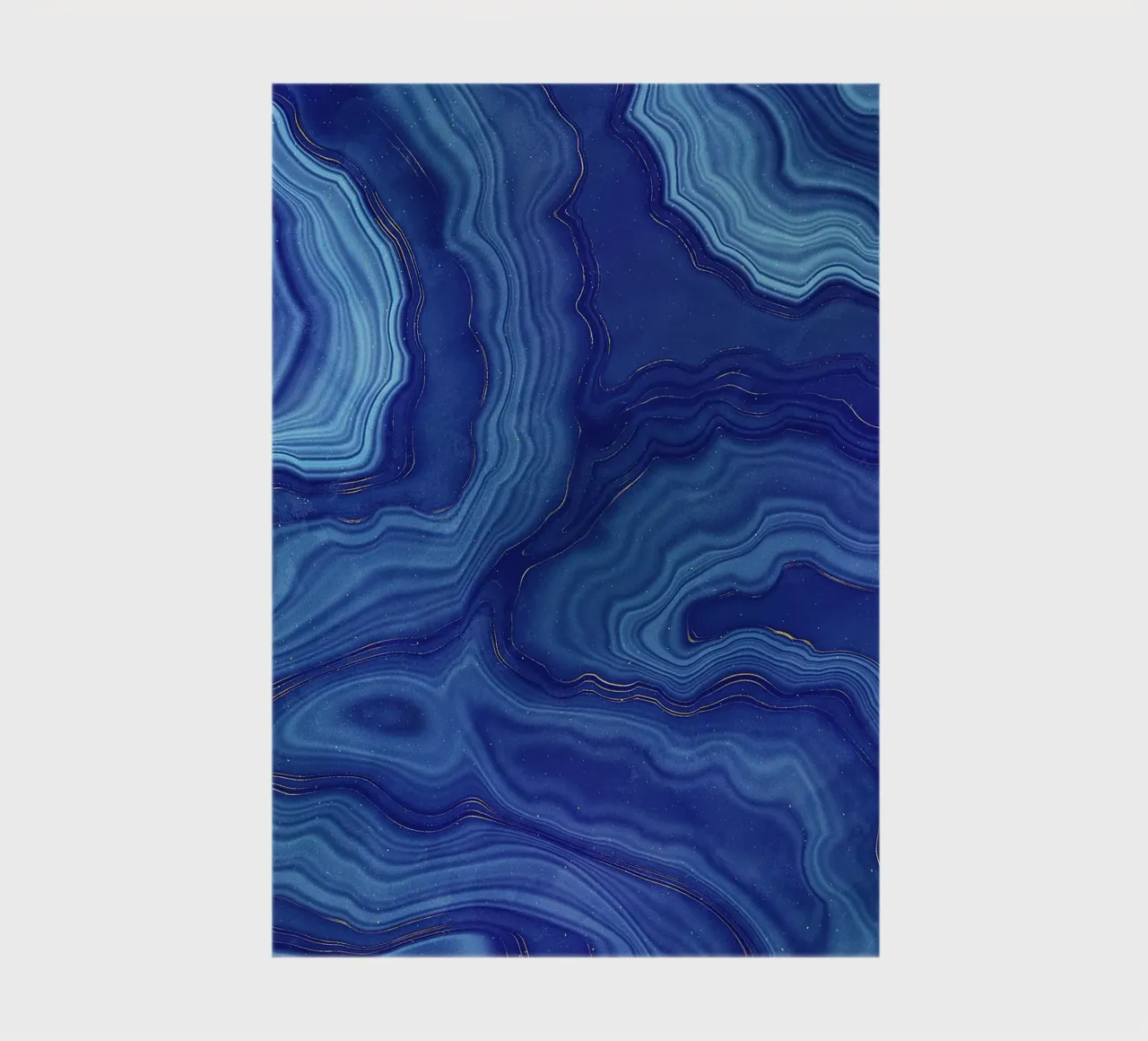 Blue Agate Texture 05 notebook by Gemstone Textures