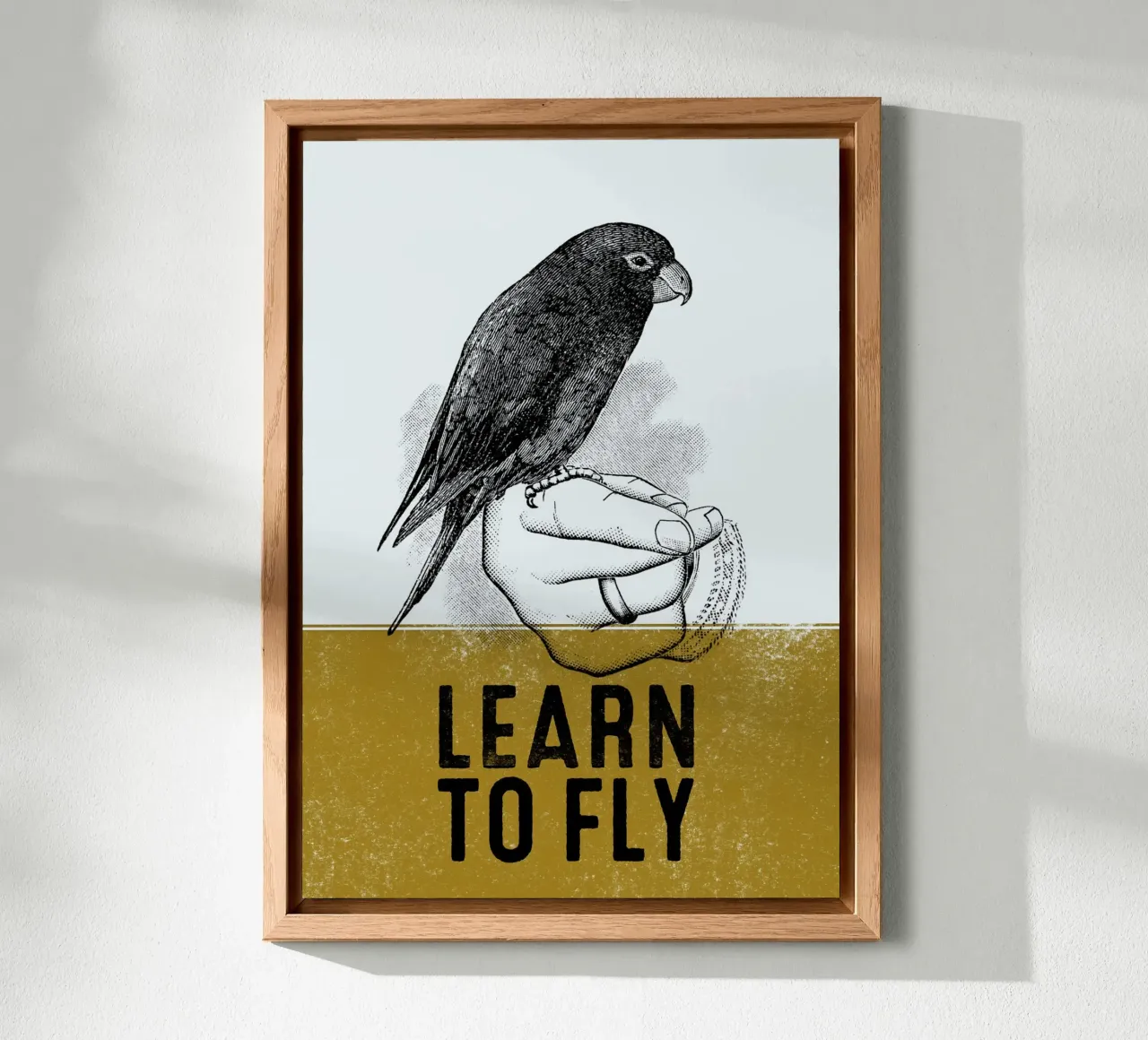 Learn To Fly alluminio dibond da lazydaypaper