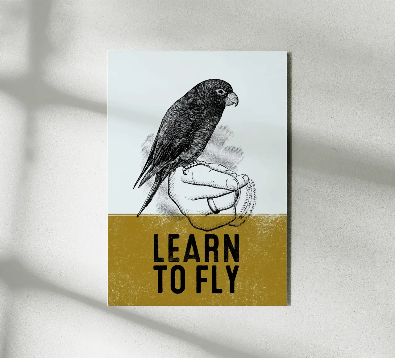 Learn To Fly alluminio dibond da lazydaypaper