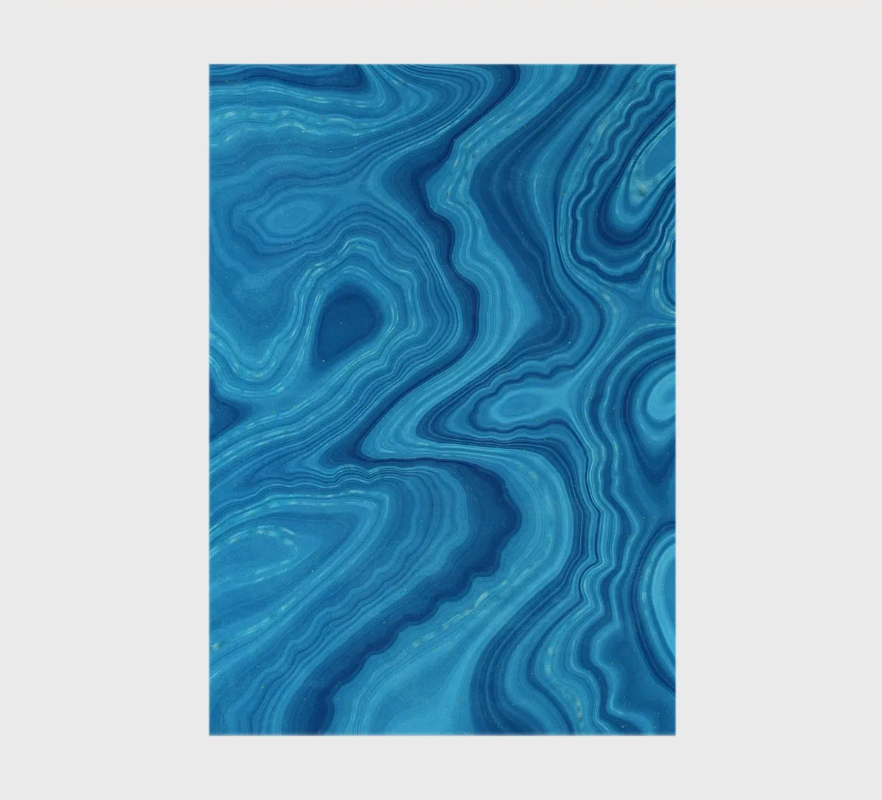 Blue Agate Texture 07 notebook by Gemstone Textures