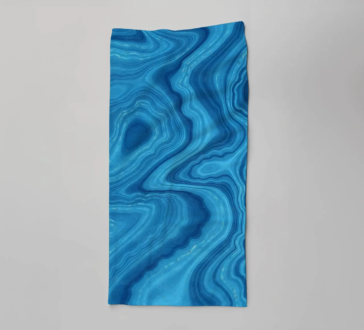 Blue Agate Texture 07 towel by Gemstone Textures