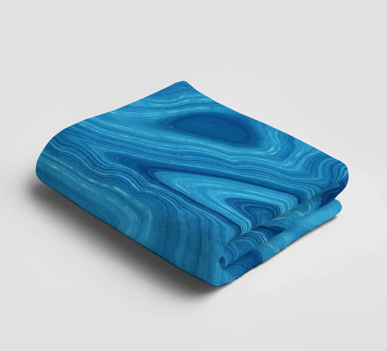 Blue Agate Texture 07 towel by Gemstone Textures