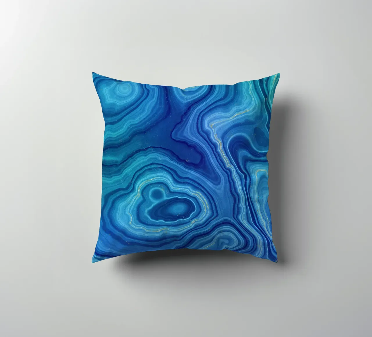 Texture agata blu 08 cuscino da Gemstone Textures