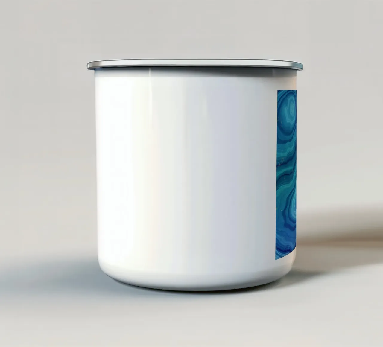 Texture agata blu 08 tazza in smalto da Gemstone Textures